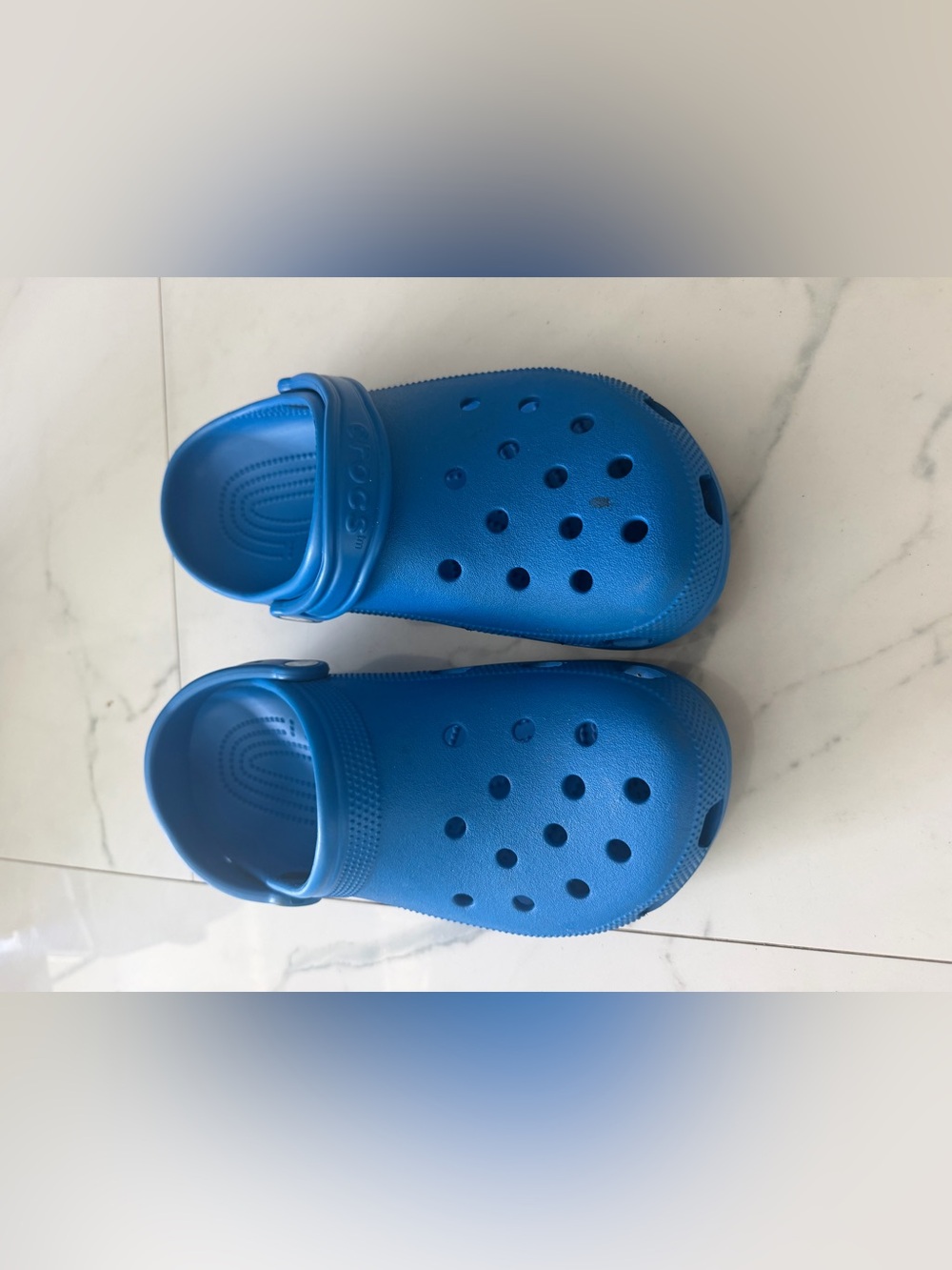 Blue crocs Men